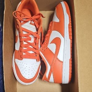 Nike Dunk Orange and White